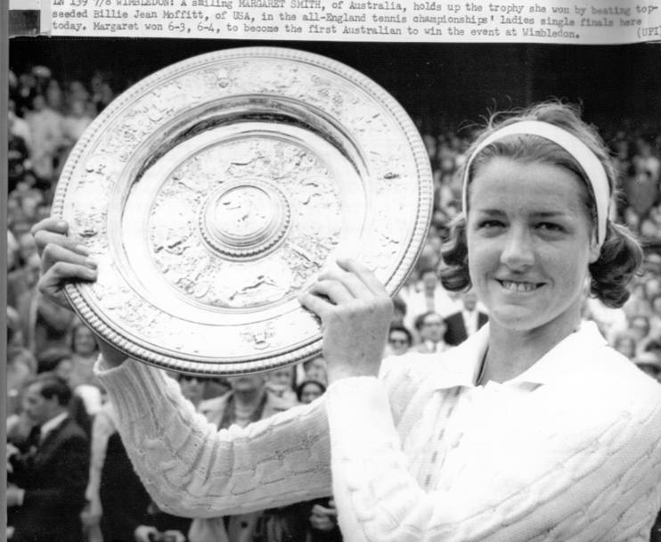 L&#39;anno dopo, nel 1963, la Smith sarà la prima donna australiana a vincere Wimbledon (Upi)